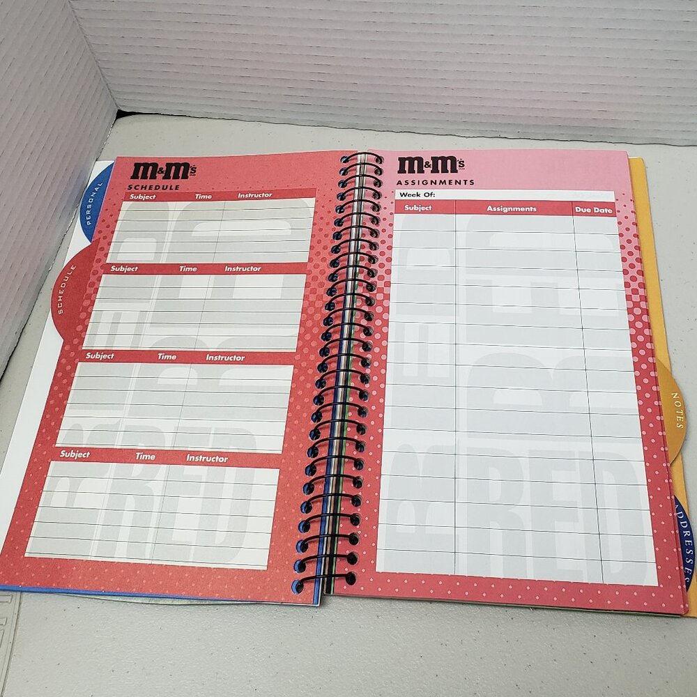 M&Ms Student Planners 1999 - Picture 6 of 11